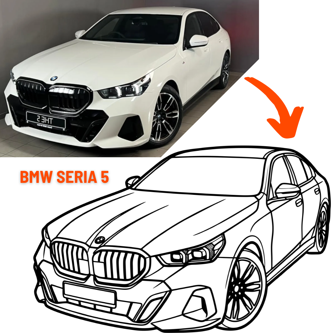 CUSTOM - Tablou contur cu mașina ta