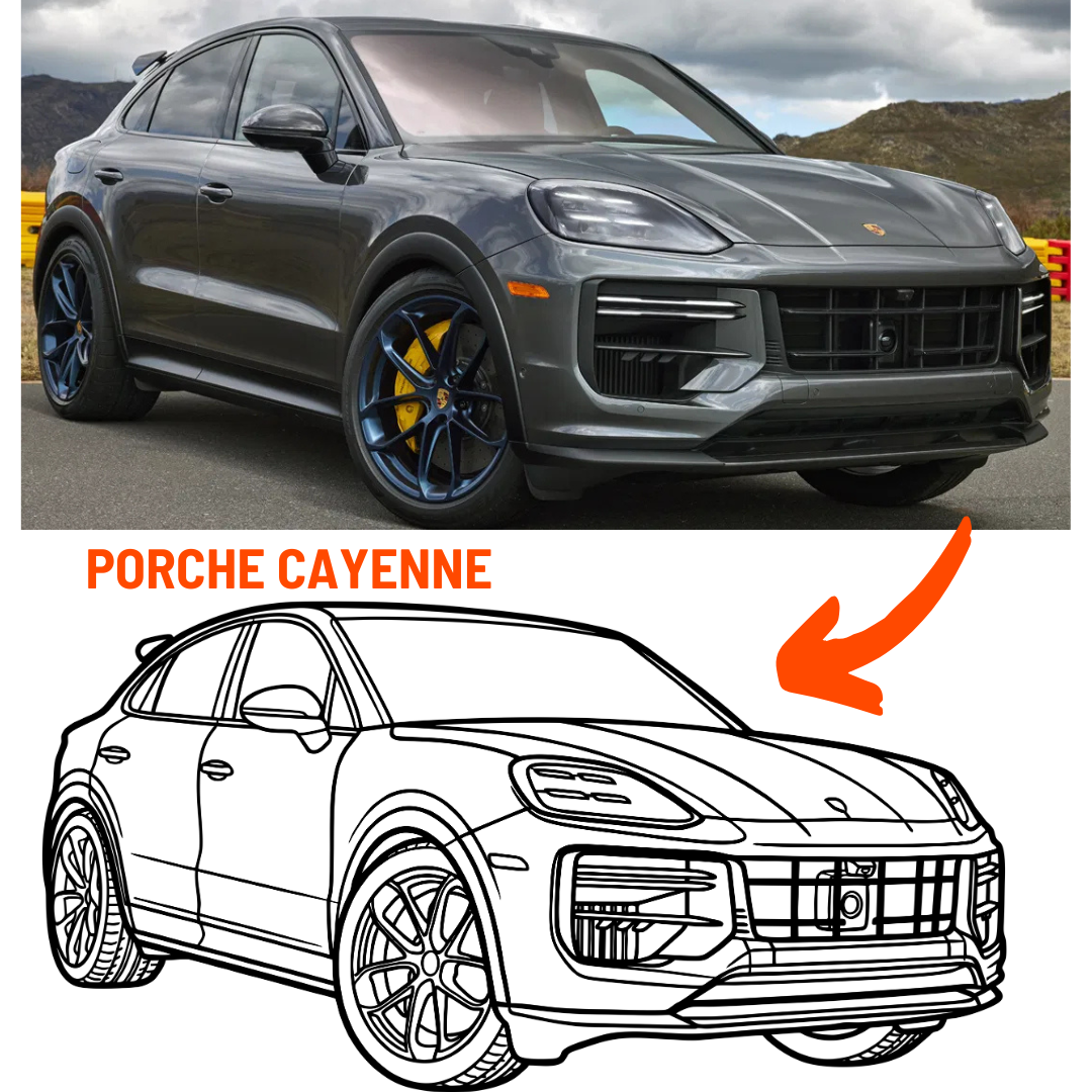 CUSTOM - Tablou contur cu mașina ta