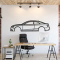 Metal car wall art featuring Audi RS5 Coupe 2014 enhancing garage décor