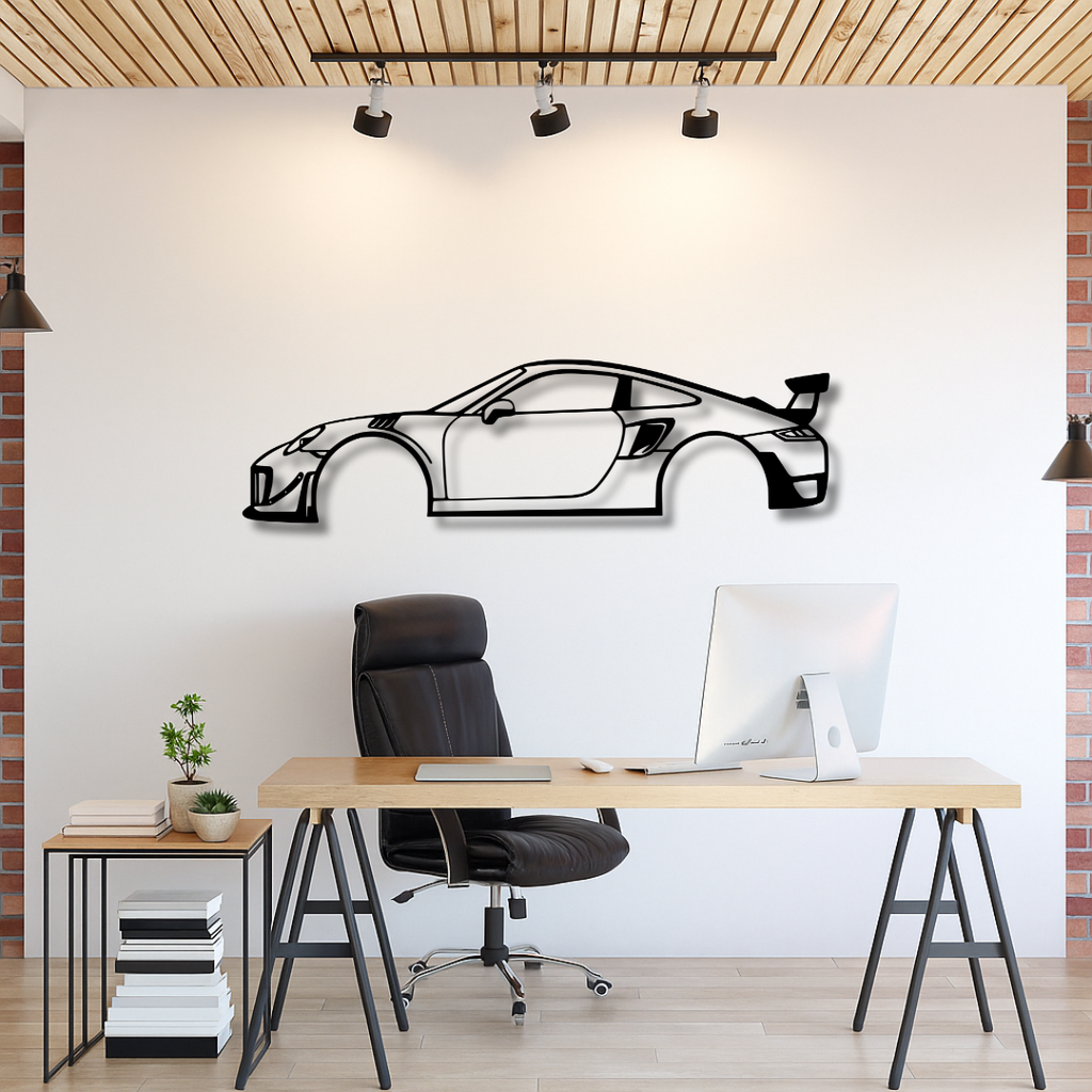 2018 PORSCHE GT2 RS - Tablou Contur Metalic