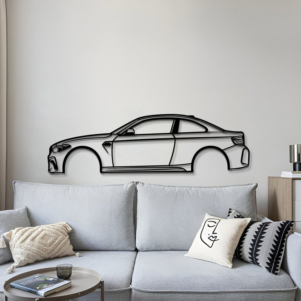 BMW F87 M2 Metal Automotive Wall Art for Car Enthusiasts
