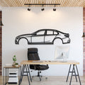 2020 BMW M340i Tablou Contur Metalic minimalist sedan silhouette decor