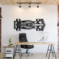 2022 formula 1 top view horizontal metal wall art