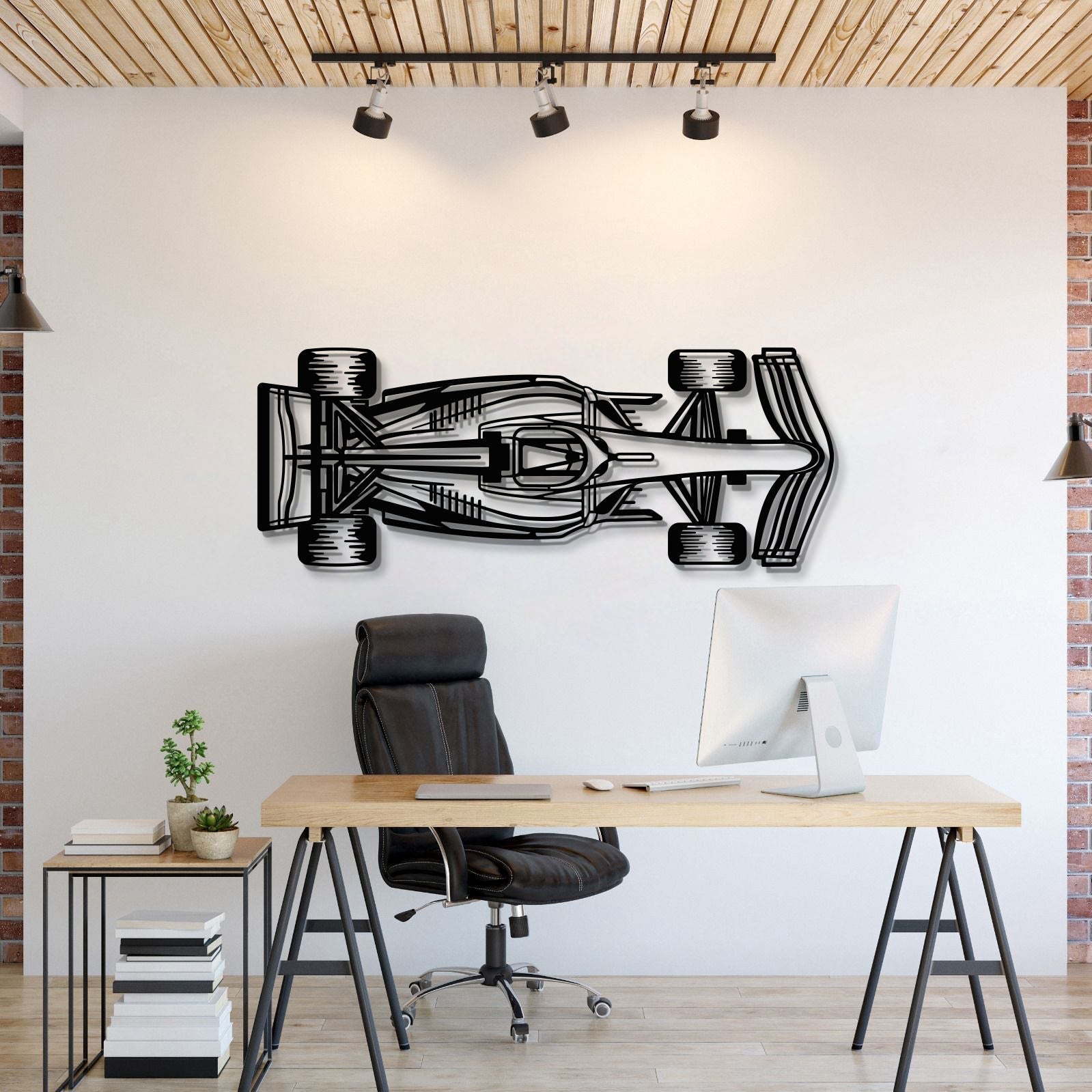 2022 formula 1 top view horizontal metal wall art