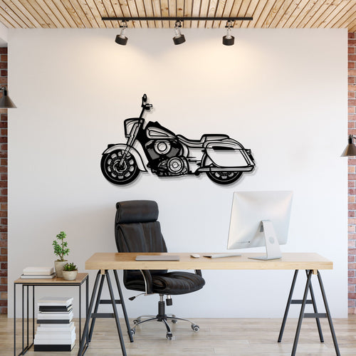 2022 indian springfield dark horse metal wall art