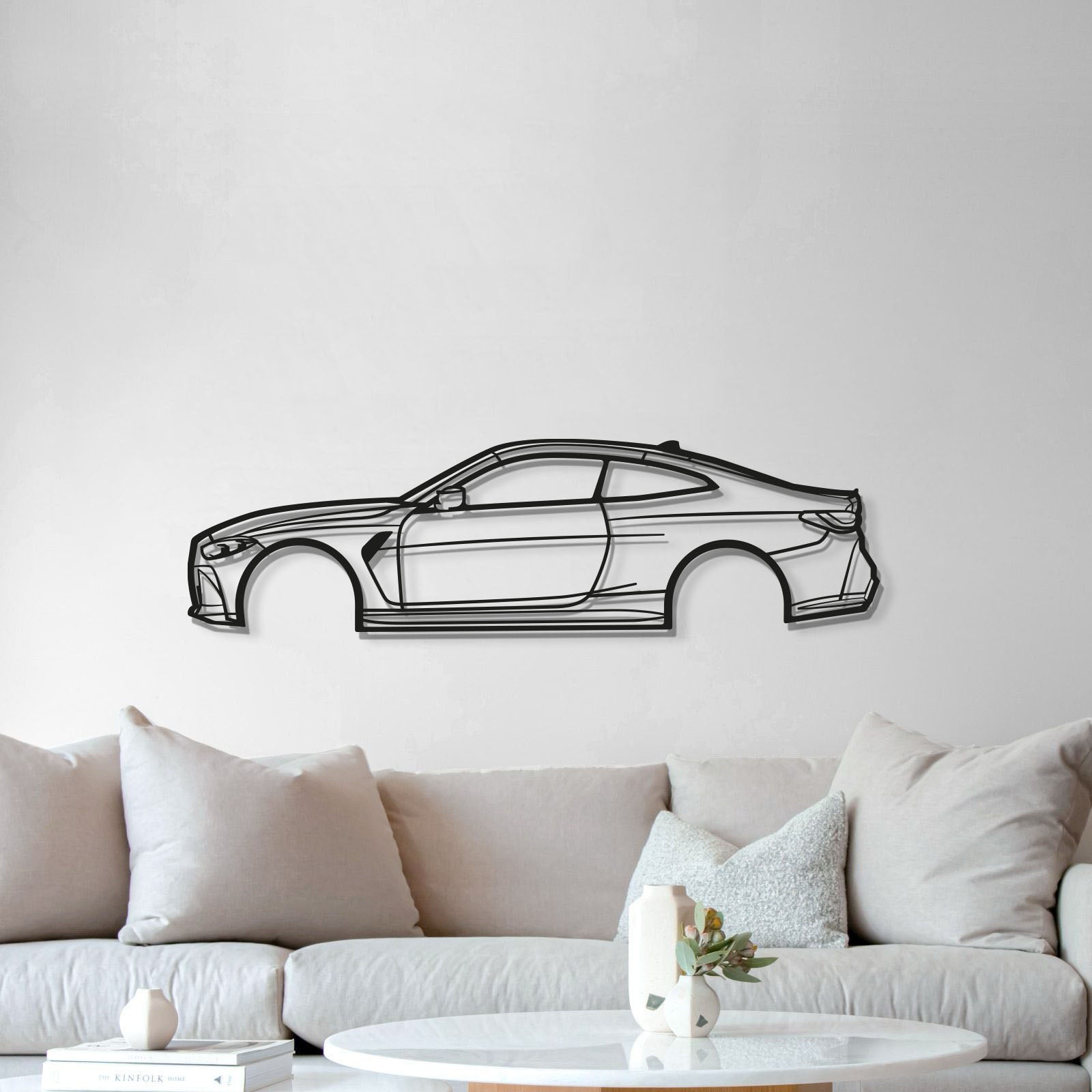 2022 G82 M4 Metal Automotive Wall Art for Garage or Office