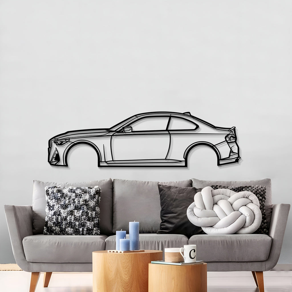 2022 BMW M240i Steel Wall Art with Satin Matte Finish