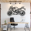 2024 yamaha yzf r1 metal wall art