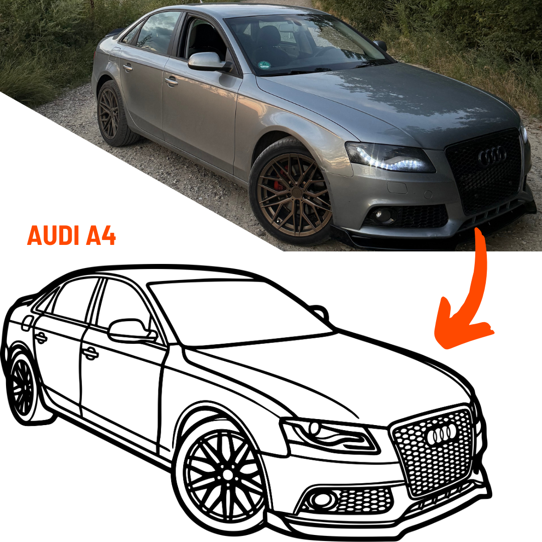 CUSTOM - Tablou contur cu mașina ta