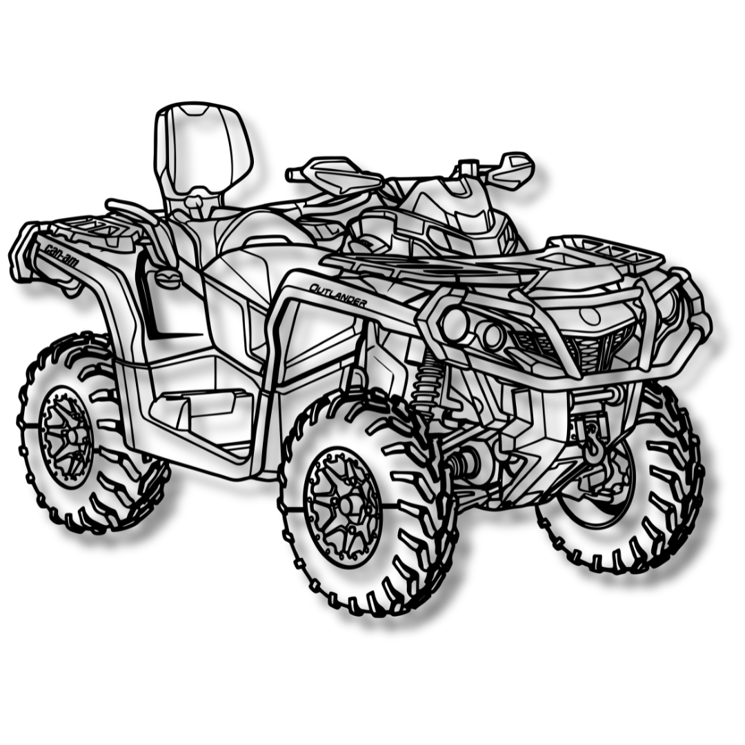 ATV CAN-AM - Tablou Contur Metalic