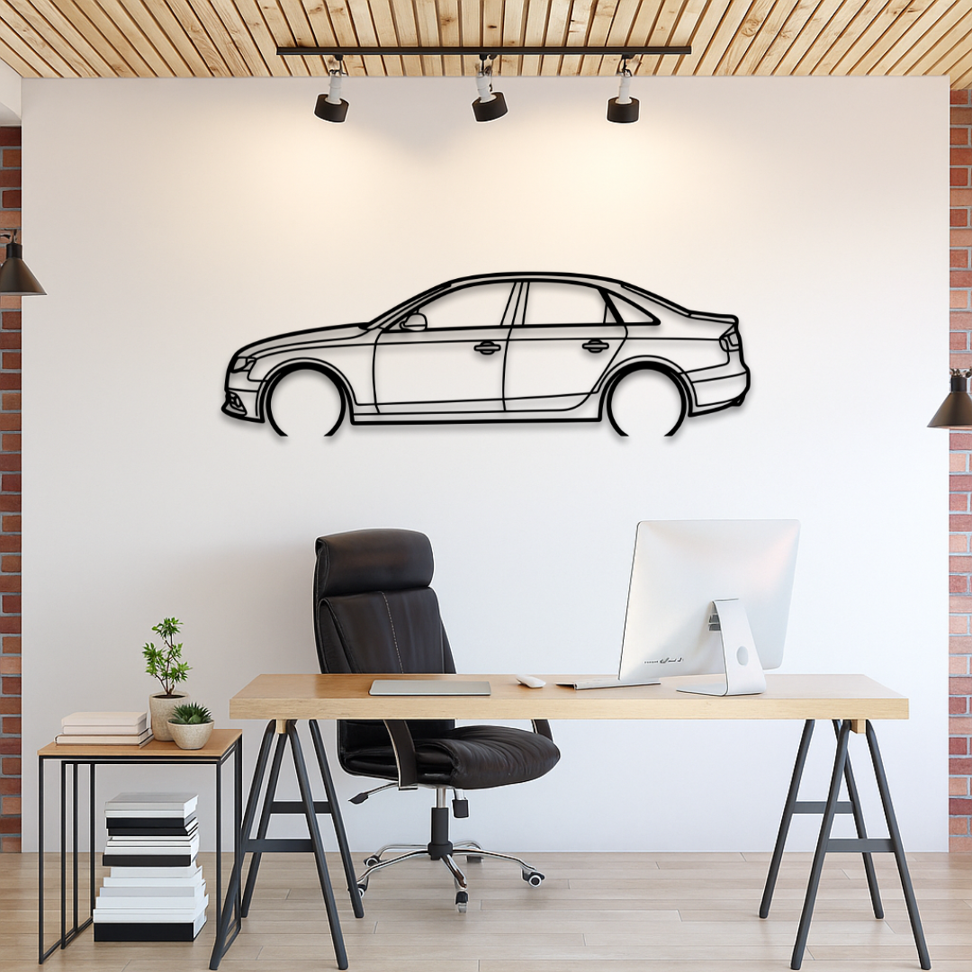 AUDI A4 B8 LATERAL - Tablou Contur Metalic