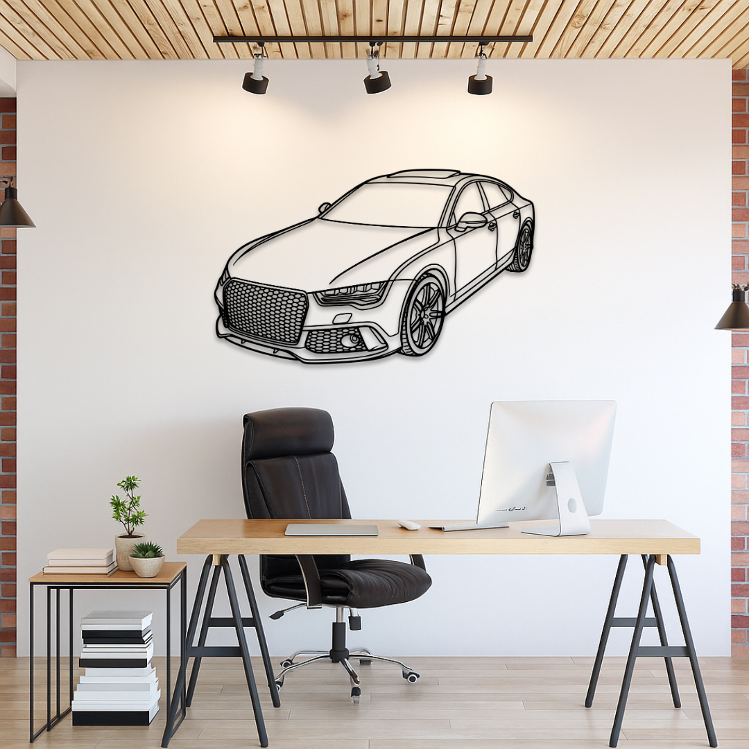 Audi RS7 Perspectivă - Tablou Contur Metalic