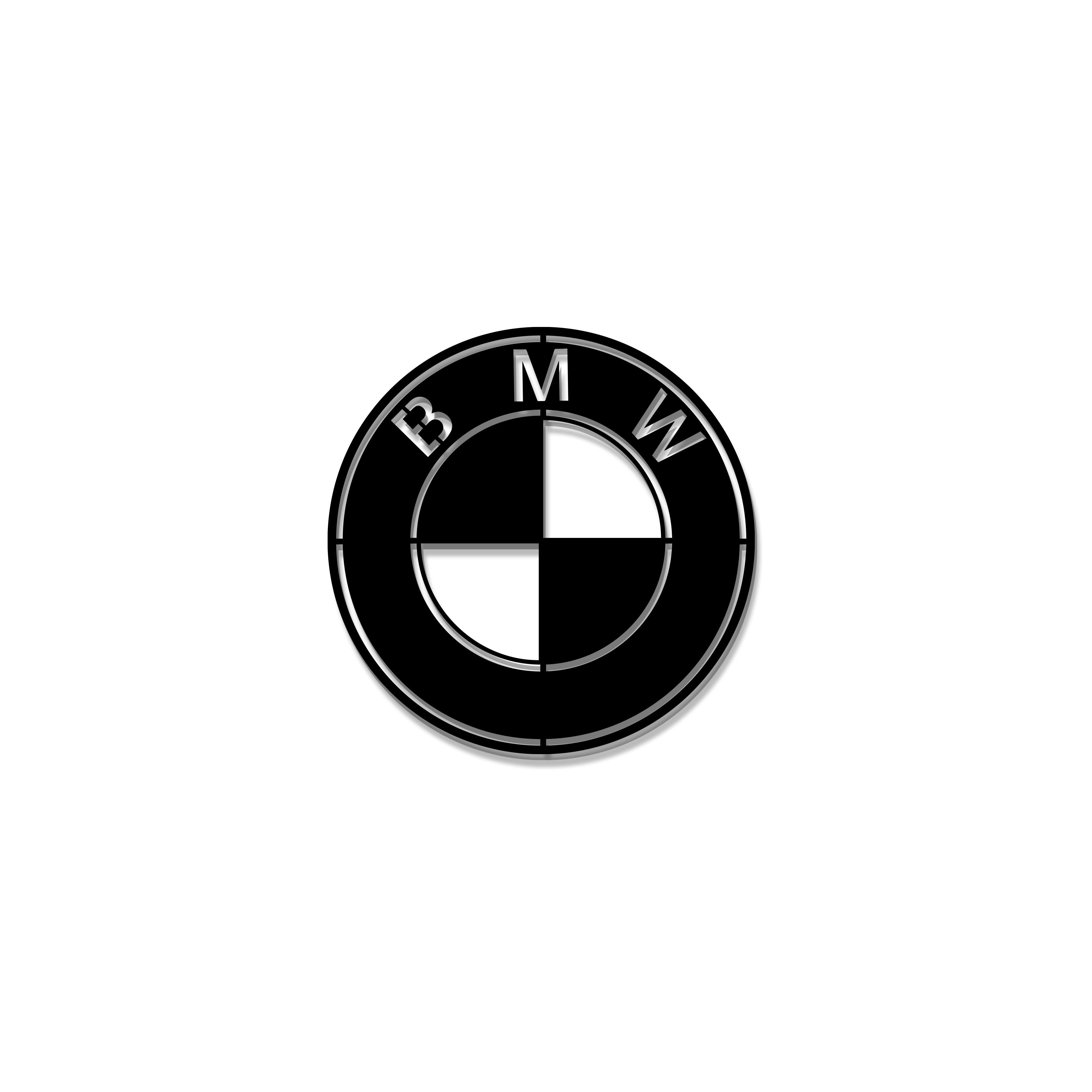 BMWCARAMBLEM WHITE
