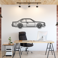 BMW 645CSI - Tablou Contur Metalic
