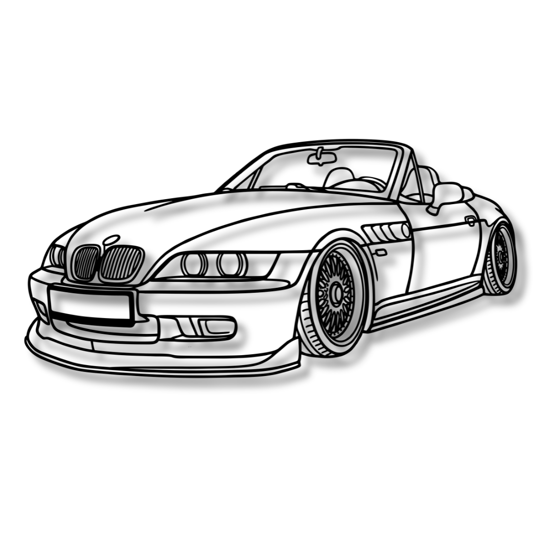 BMW Z3 - Tablou Contur Metalic