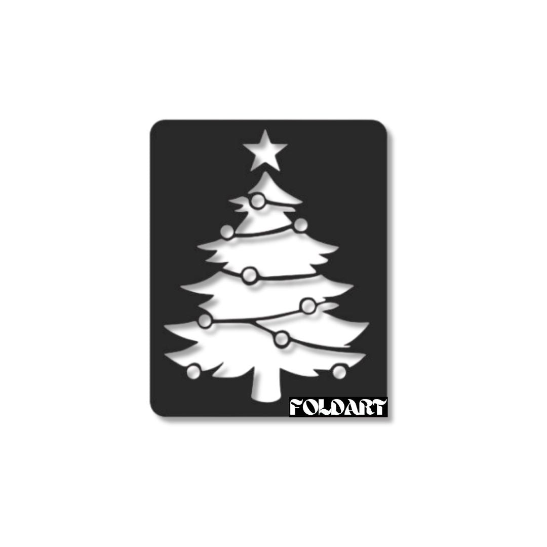 Brad Decorat Tablou Contur Metalic