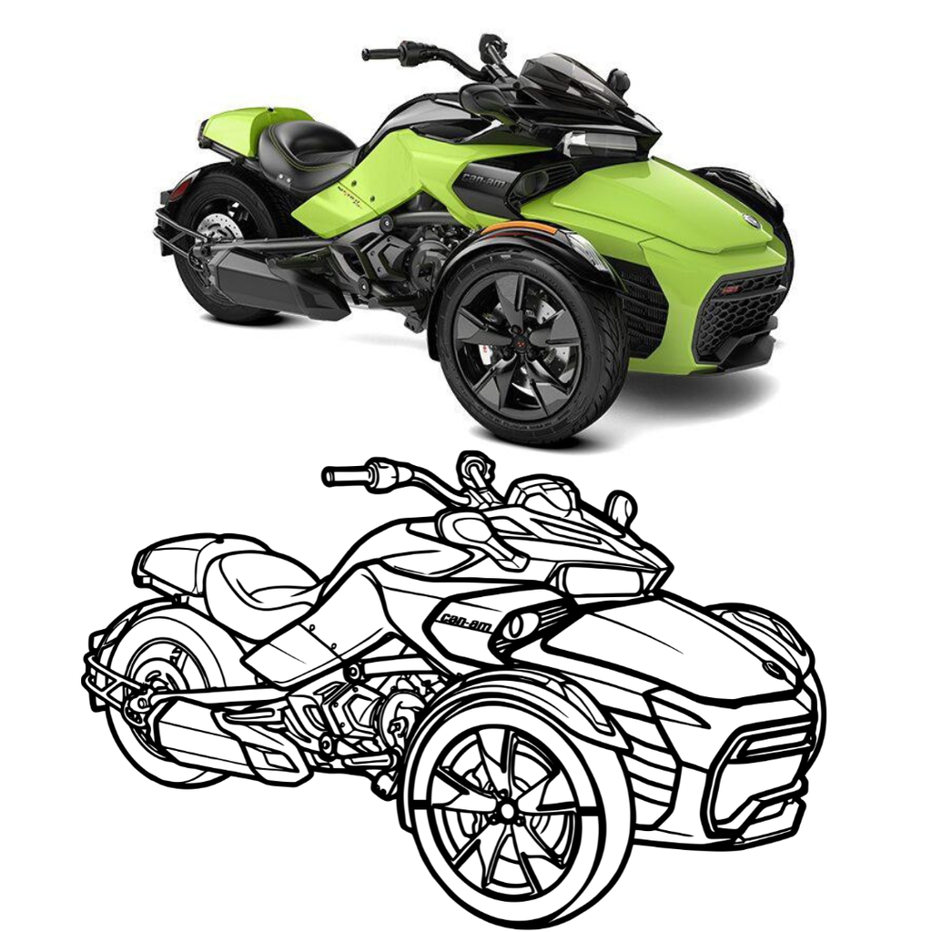 CAN-AM Spyder - Tablou Contur Metalic