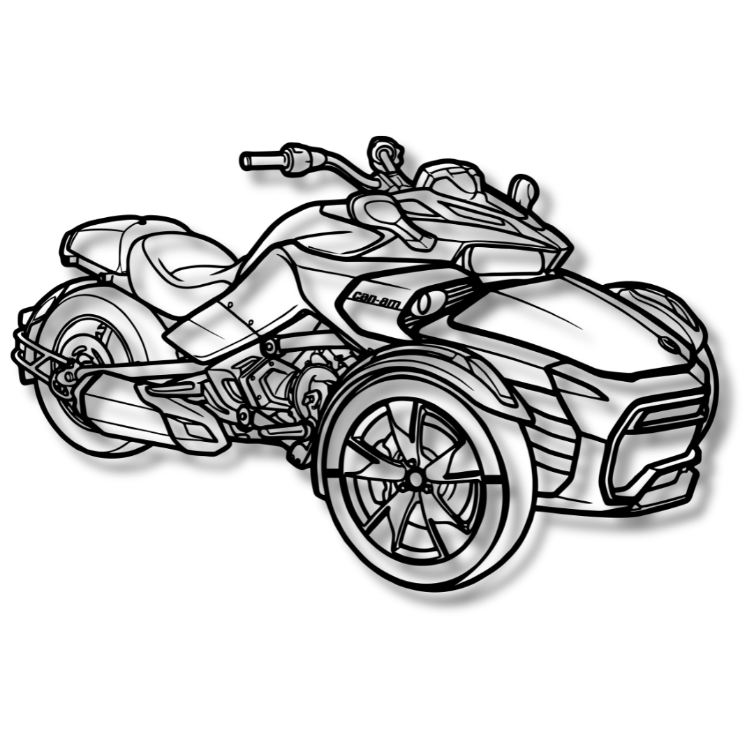 CAN-AM Spyder - Tablou Contur Metalic