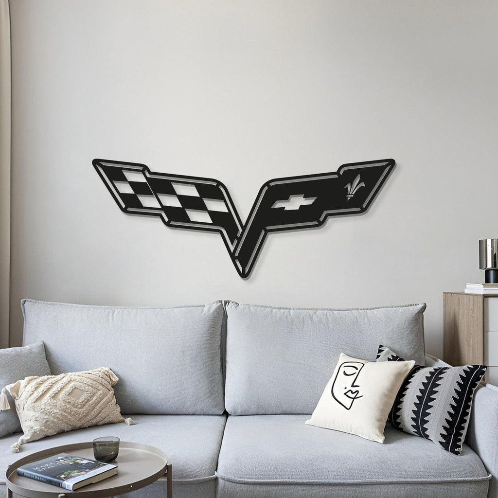 CHEVROLET CORVETTE AMBLEM 4