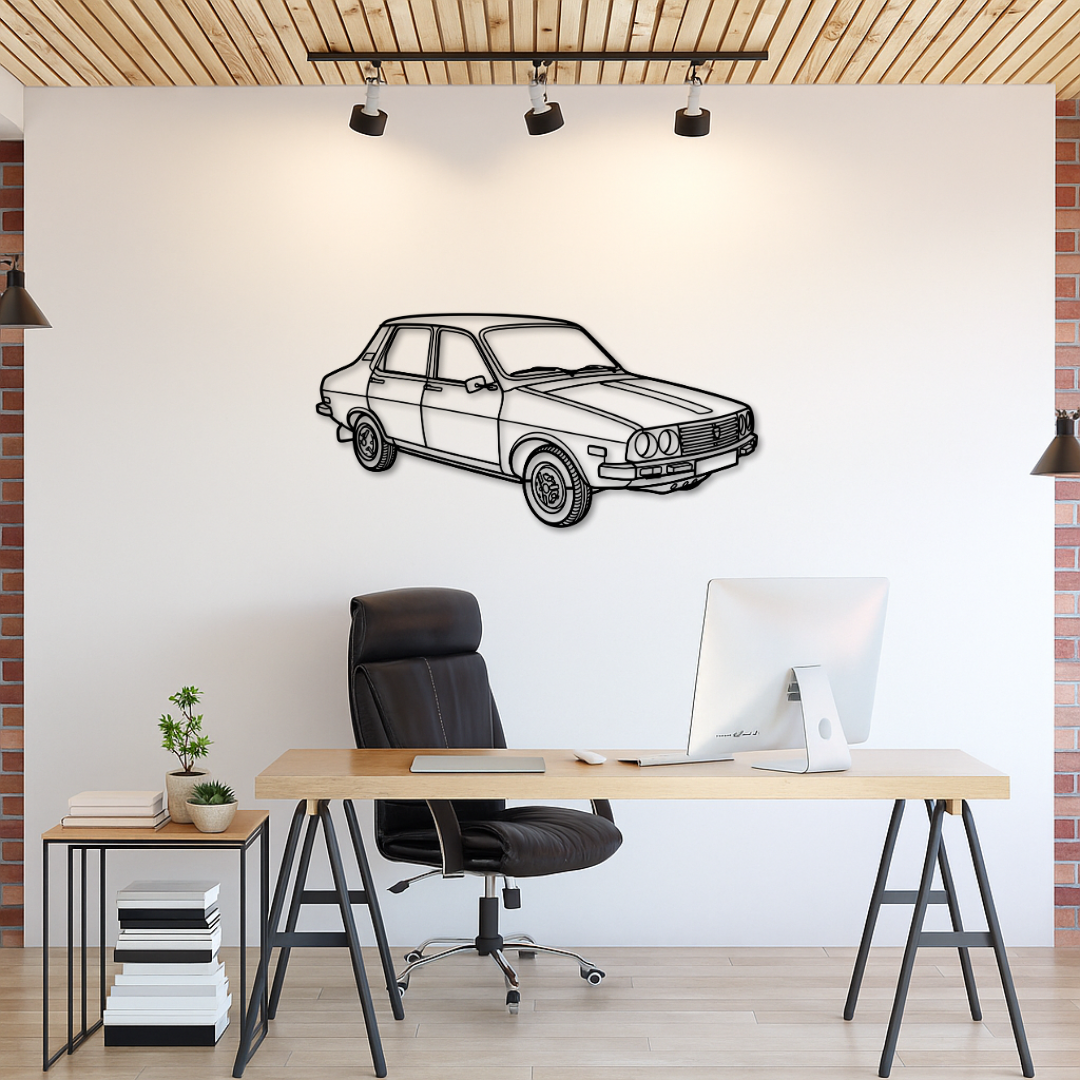 DACIA 1310 Perspectiva - Tablou Contur Metalic