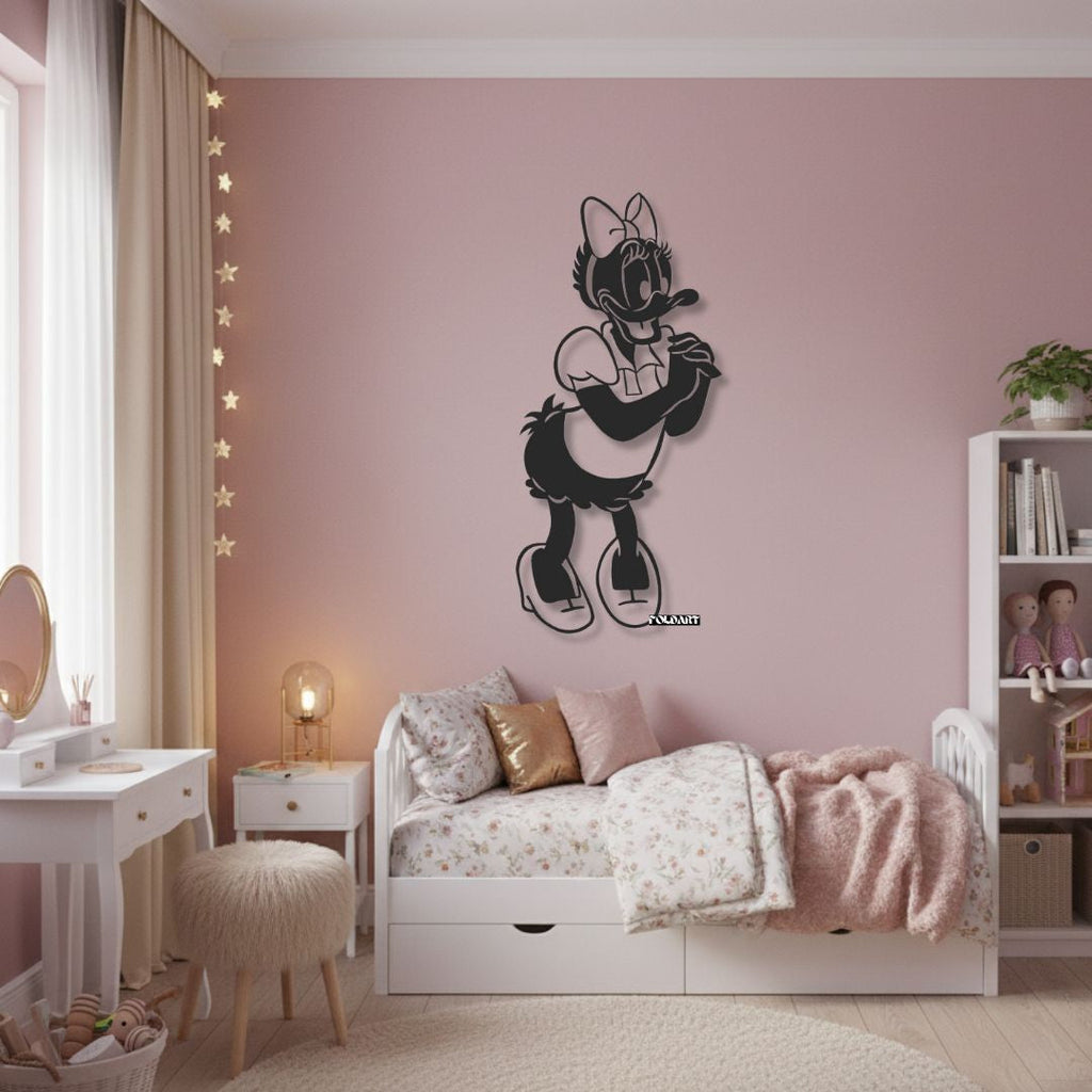 Daisy Duck - Tablou Contur Metalic - FOLDART