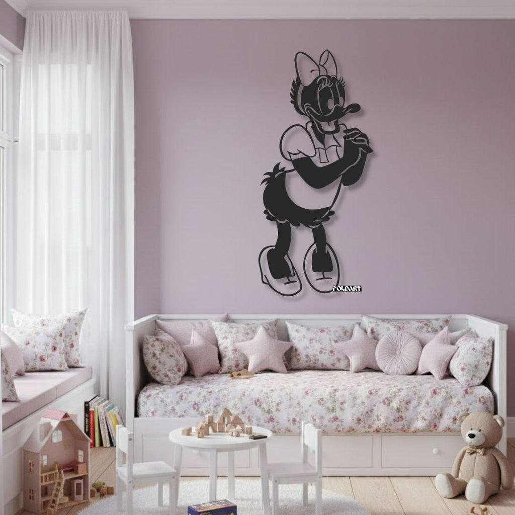 Daisy Duck - Tablou Contur Metalic - FOLDART