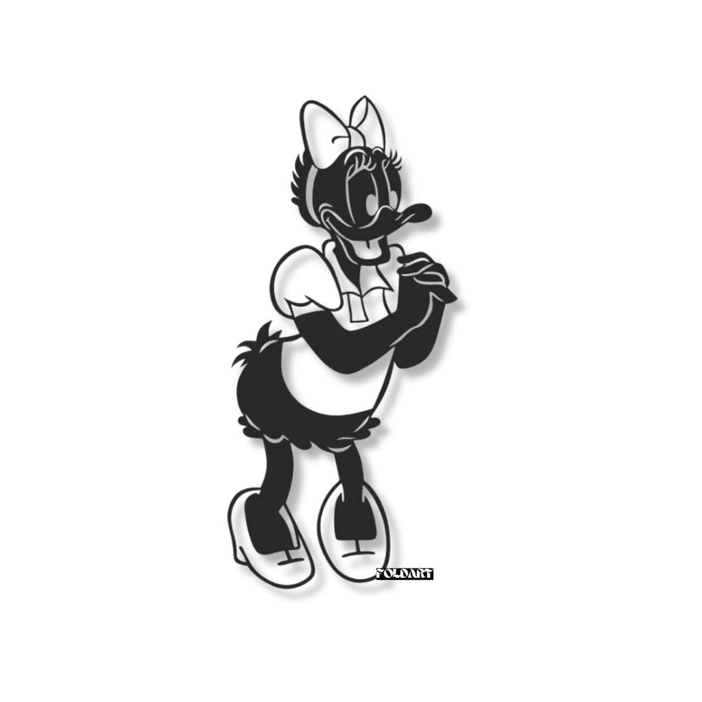 Daisy Duck - Tablou Contur Metalic - FOLDART