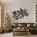 Decoratiune Festiva Craciun - Tablou Contur Metalic - FOLDART