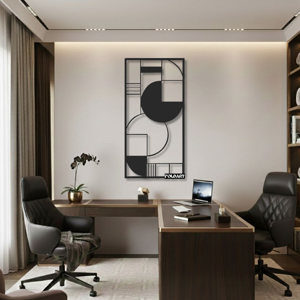 Design Abstract Minimalist - Tablou Contur Metalic - FOLDART