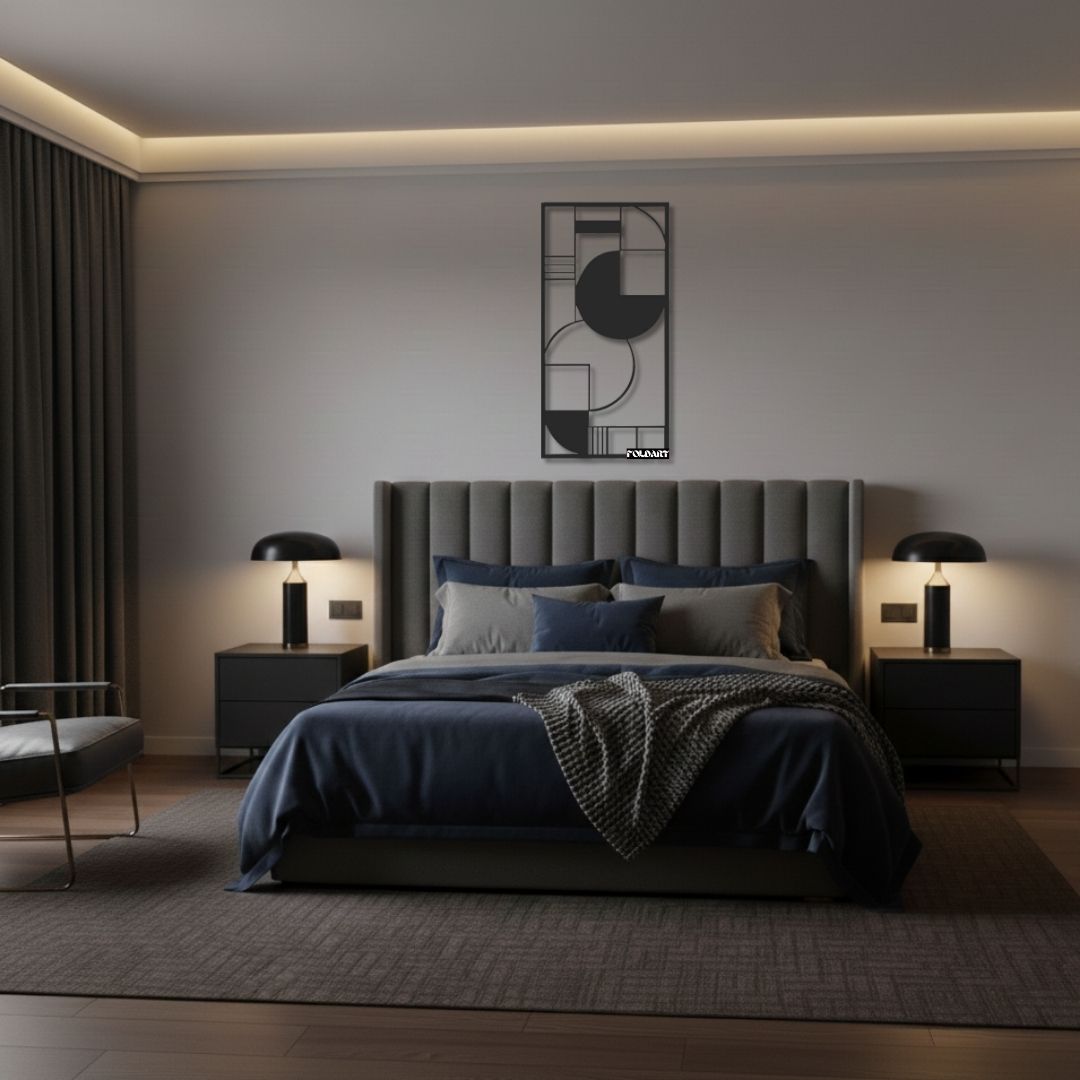 Design Abstract Minimalist - Tablou Contur Metalic - FOLDART