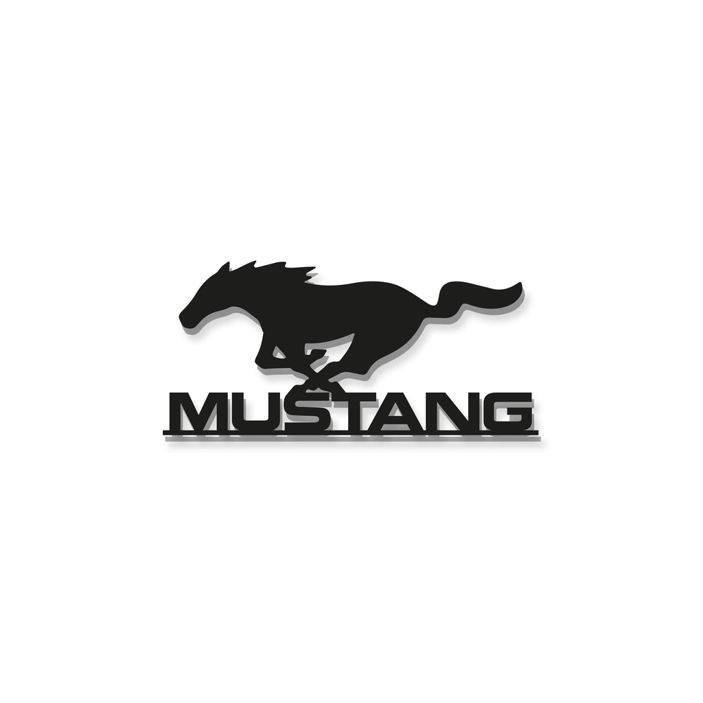 FORDMUSTANGCARAMBLEM WHITE