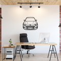 FORD Focus ST Perspectiva - Tablou Contur Metalic