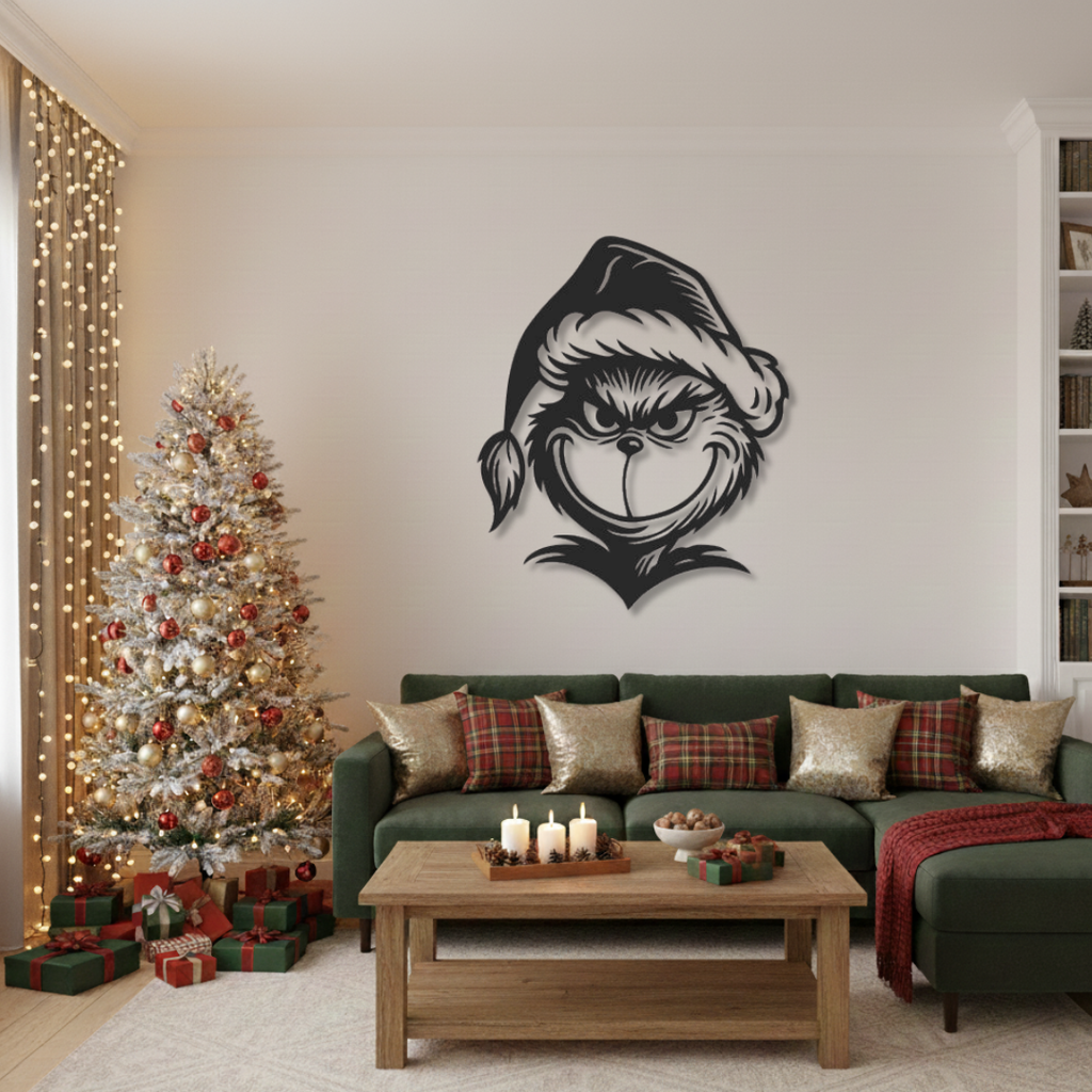 Fata Grinch - Tablou Contur Metalic - FOLDART