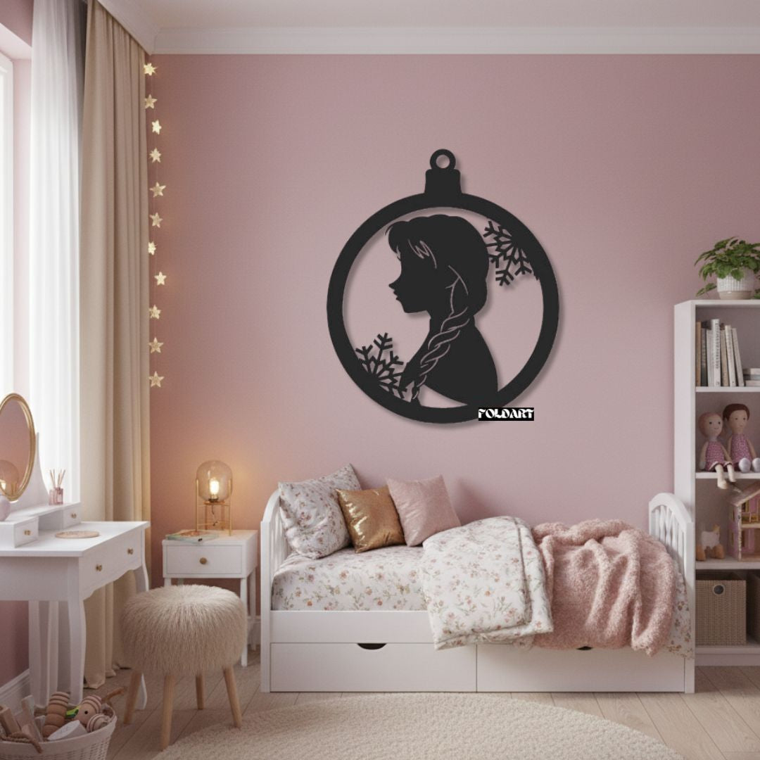 Glob Frozen - Tablou Contur Metalic - FOLDART