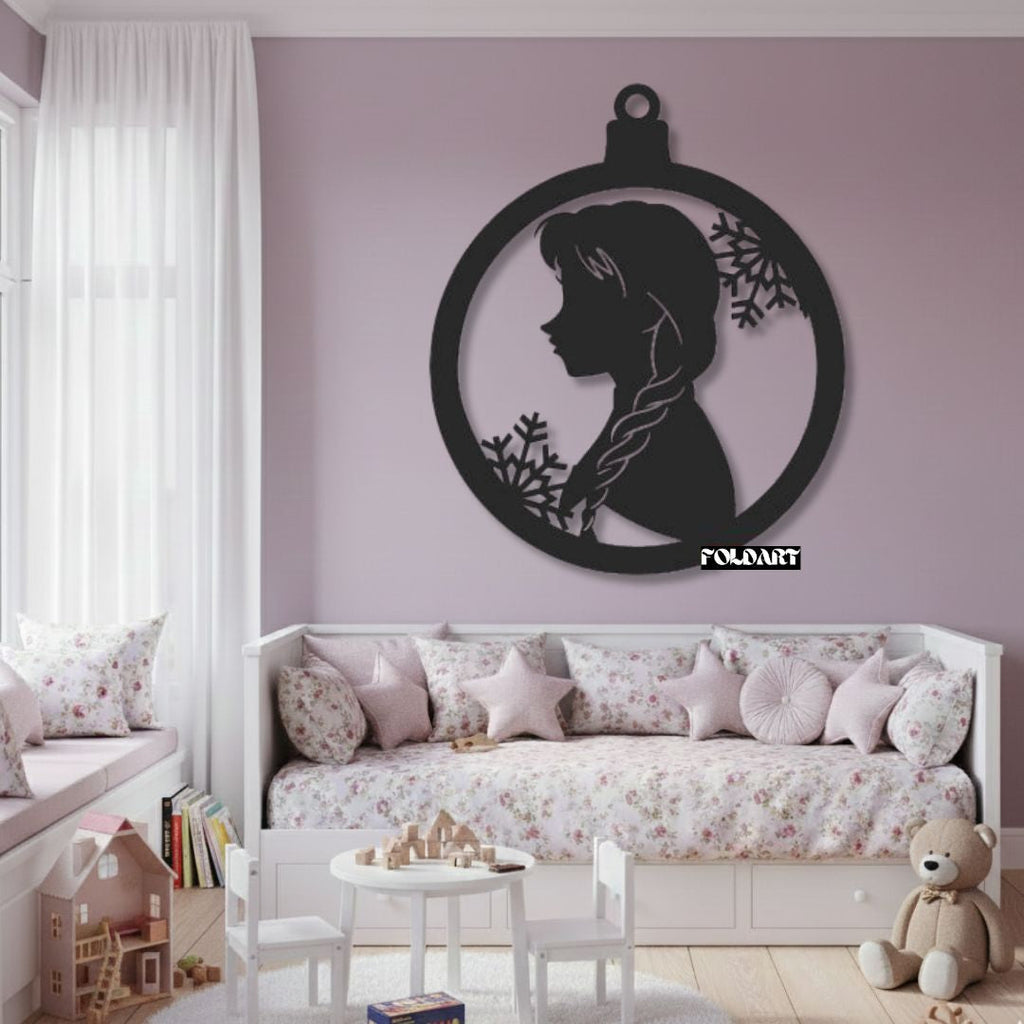 Glob Frozen - Tablou Contur Metalic - FOLDART
