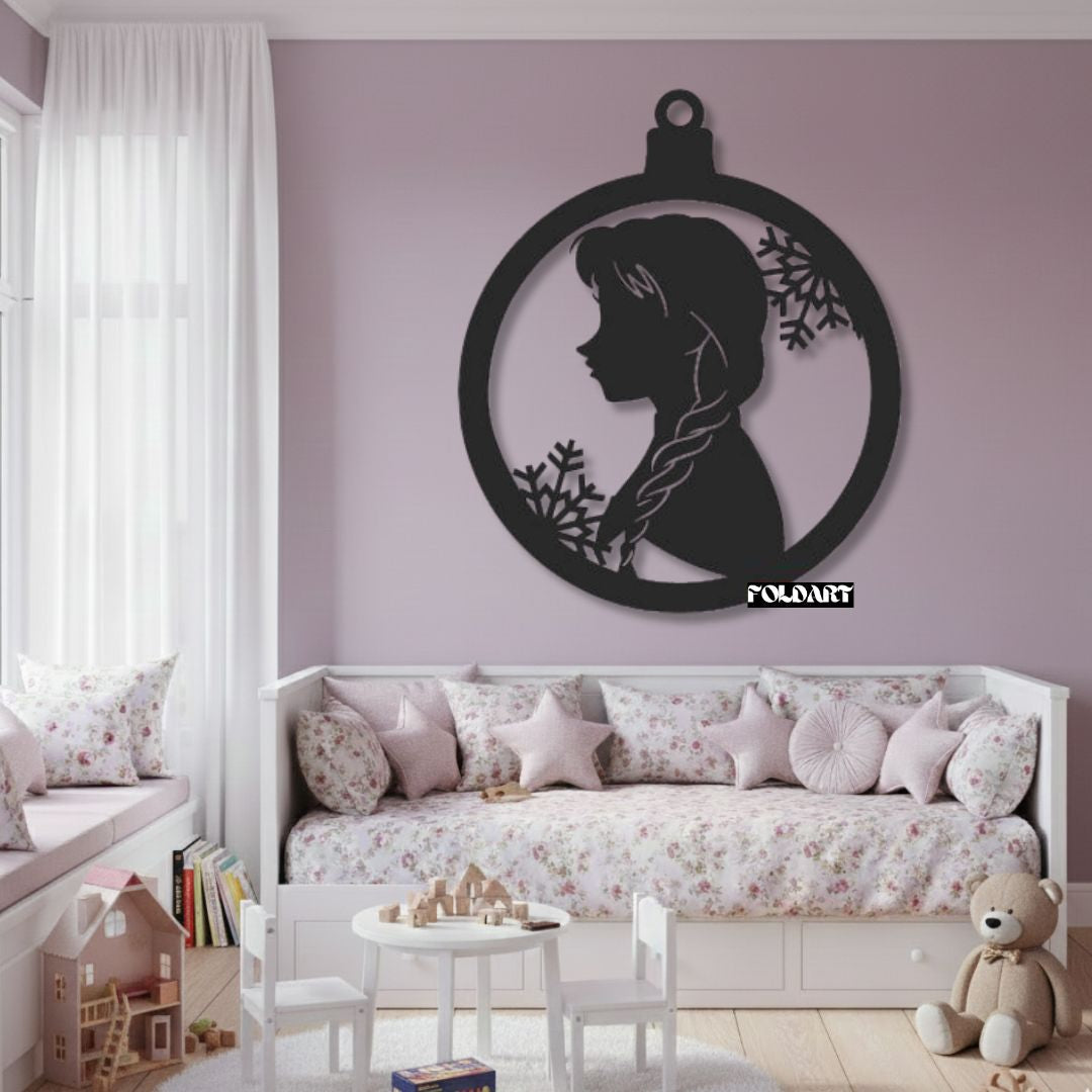 Glob Frozen - Tablou Contur Metalic - FOLDART