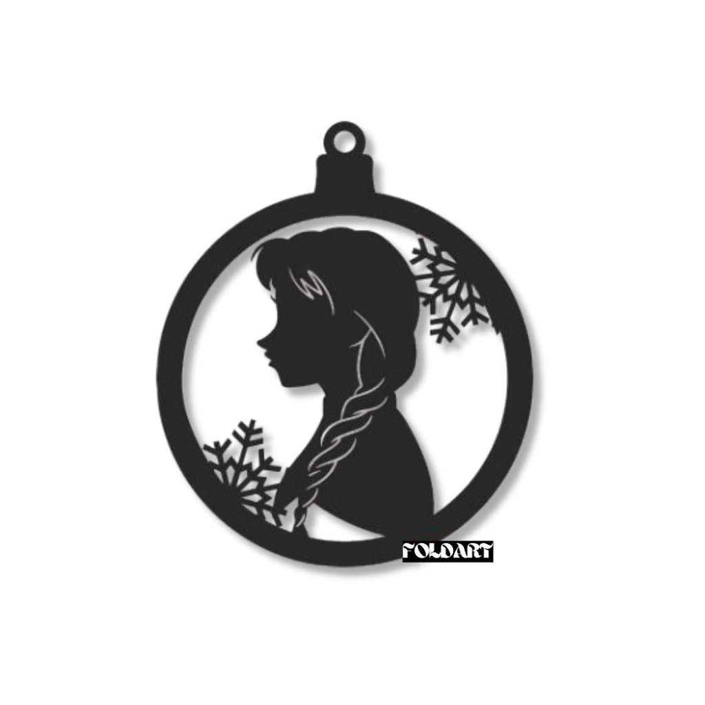 Glob Frozen - Tablou Contur Metalic - FOLDART