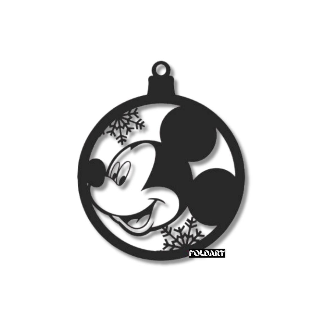 Glob Mickey Mouse - Tablou Contur Metalic - FOLDART