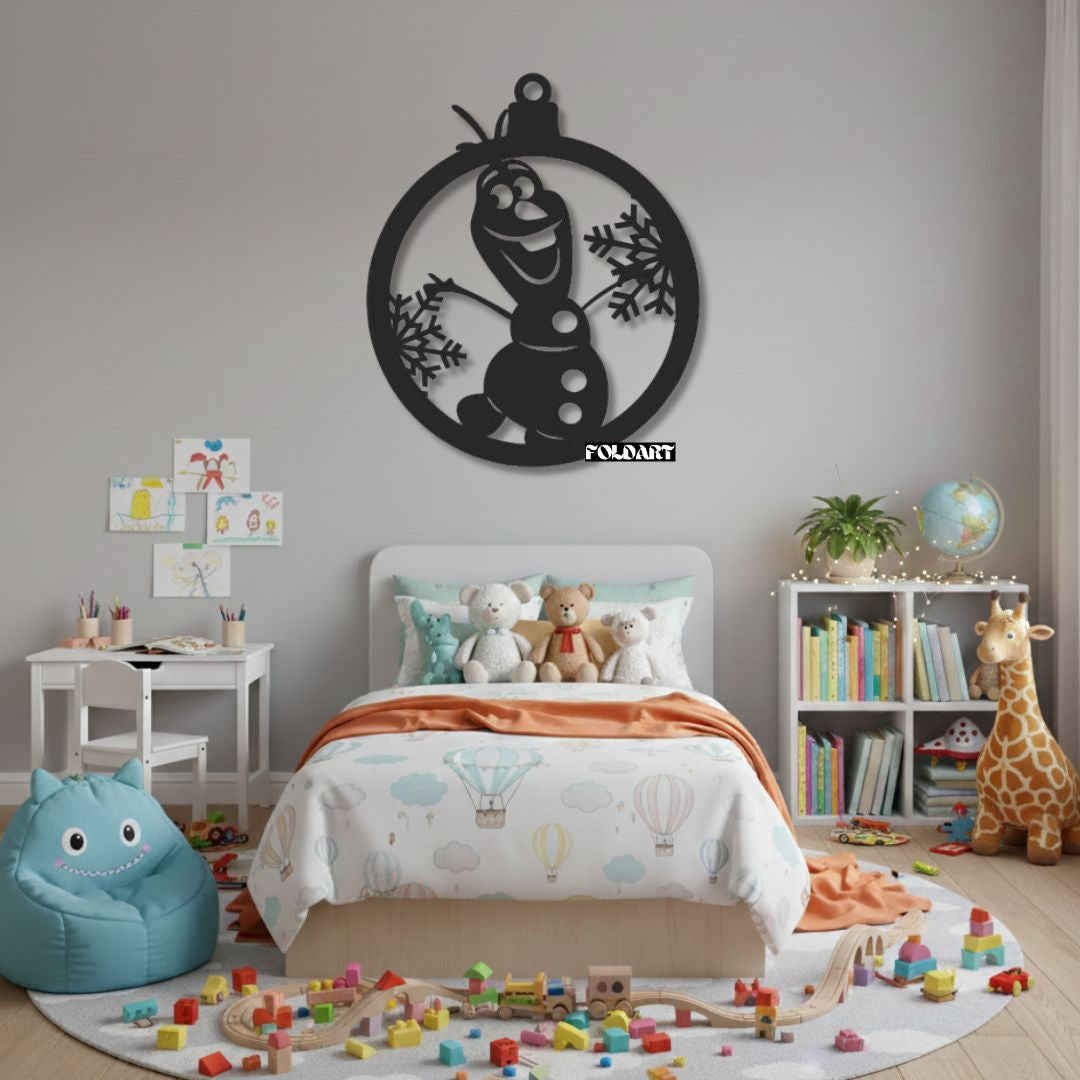 Glob Olaf - Tablou Contur Metalic - FOLDART
