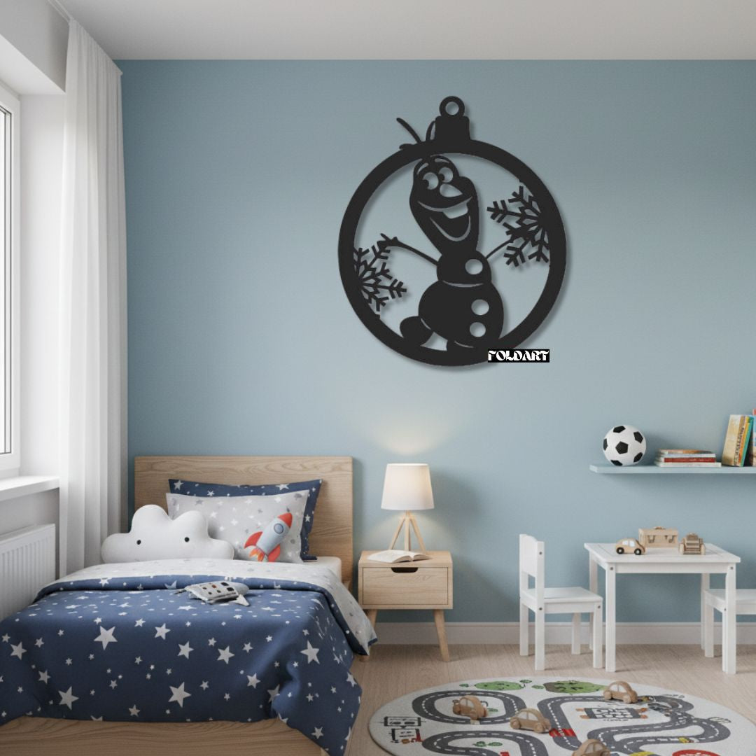 Glob Olaf - Tablou Contur Metalic - FOLDART