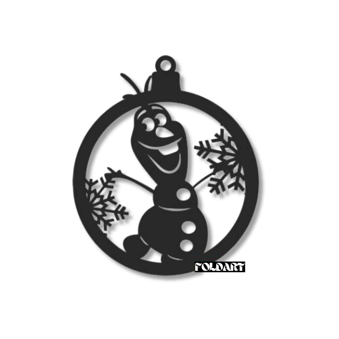 Glob Olaf - Tablou Contur Metalic - FOLDART