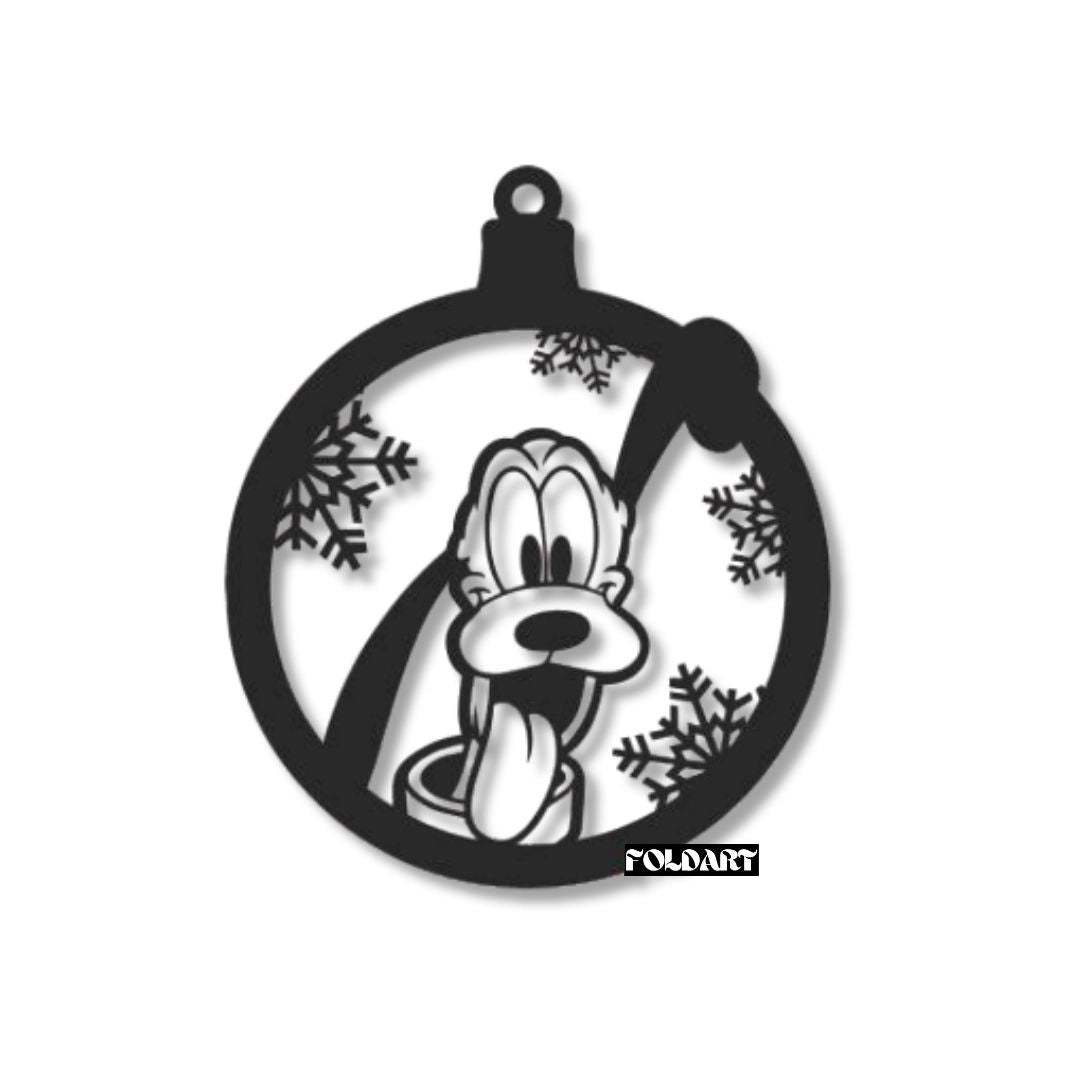Glob Pluto - Tablou Contur Metalic - FOLDART