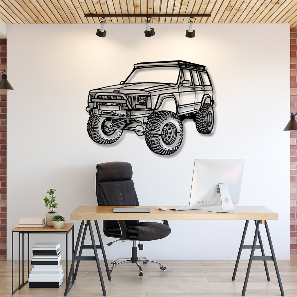 Jeep CUSTOM - Tablou Contur Metalic