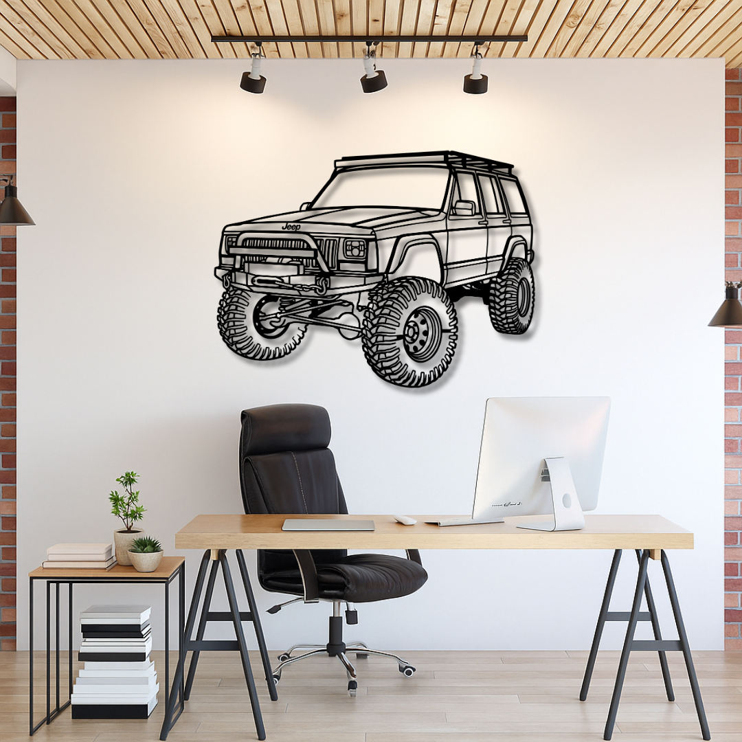 Jeep CUSTOM - Tablou Contur Metalic