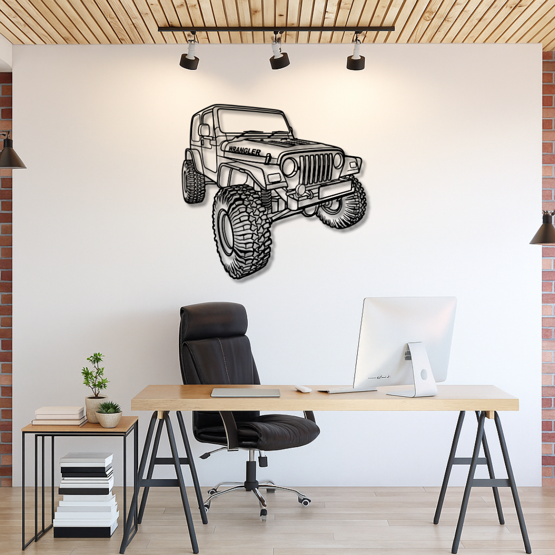 Jeep WRANGLER - Tablou Contur Metalic