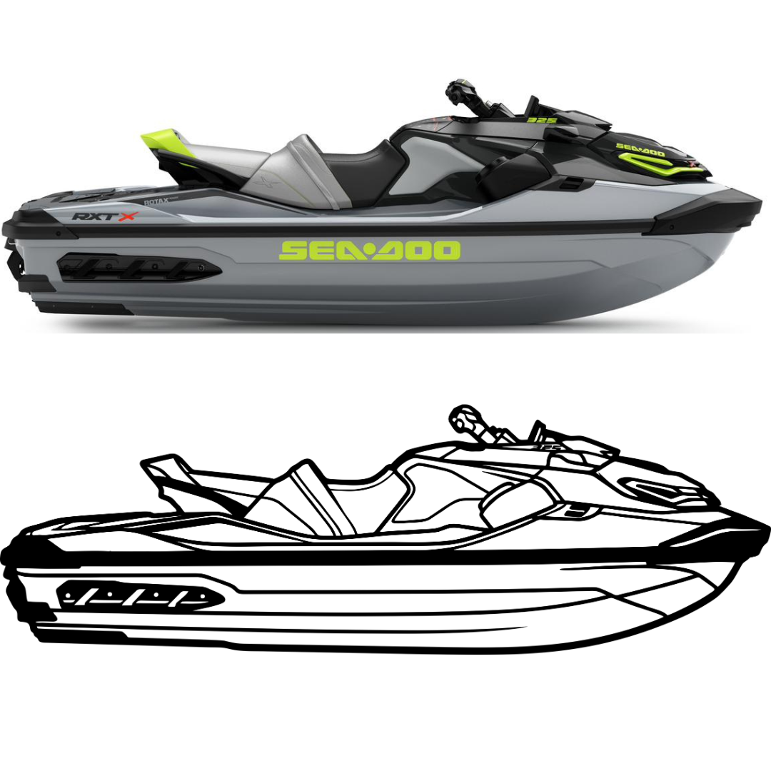 JETSKY - Tablou Contur Metalic