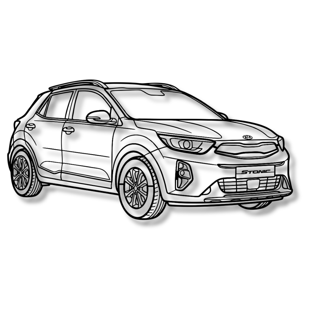 KIA STONIC - Tablou Contur Metalic