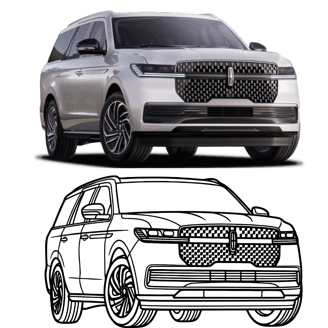 LINCOLN 2026 Perspectiva - Tablou Contur Metalic