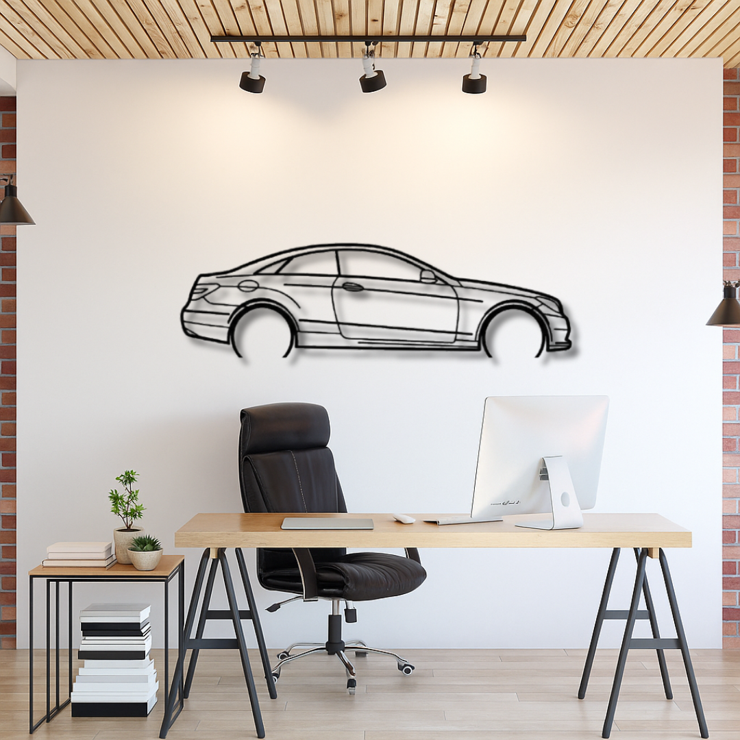 Mercedes E-class - Tablou Contur Metalic