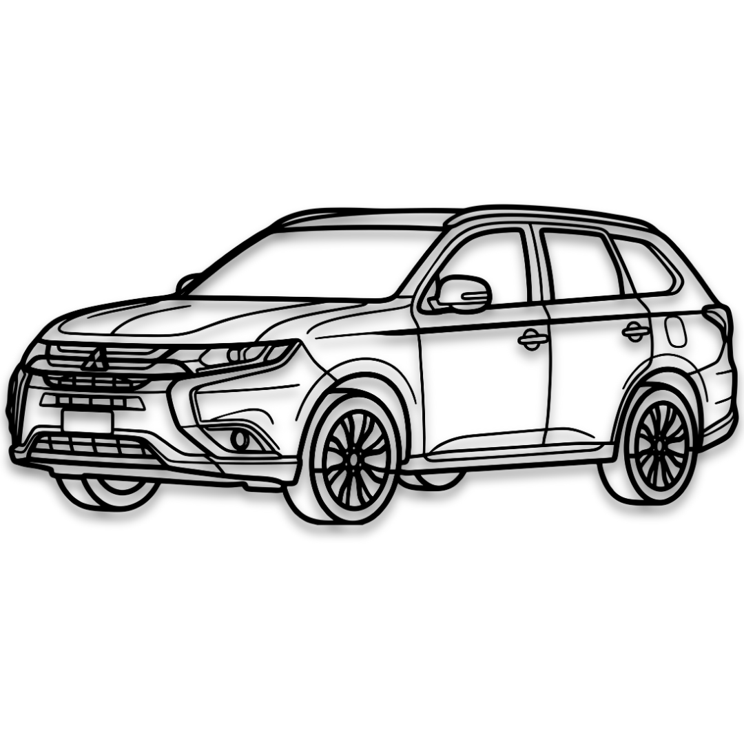 Mitsubishi Outlander - Tablou Contur Metalic